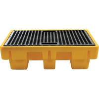 2-Drum Spill Pallet, 61 US gal. Spill Capacity, 51.5" x 36" x 15" Moffatt Supply & Specialties