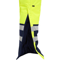 Bisley&reg; Extreme Cold Bib Overall, Polyester, Small, High Visibility Lime-Yellow Moffatt Supply & Specialties