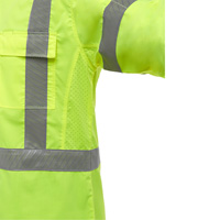 Bisley&reg; X-Back Long Sleeve Work Shirt with X-Airflow, Poly-Cotton, Small, High Visibility Lime-Yellow Moffatt Supply & Specialties