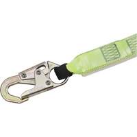 SA-6402-4 Shock Absorbing Lanyard, 4', Form Hook Center, Snap Hook Leg Ends, Polyester Moffatt Supply & Specialties