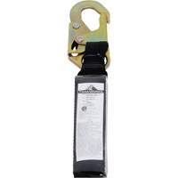 SA-54022-4 Shock Absorbing Lanyard, 4', Form Hook Center, Snap Hook Leg Ends, Polyester Moffatt Supply & Specialties
