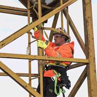 SA-54022-4 Shock Absorbing Lanyard, 4', Form Hook Center, Snap Hook Leg Ends, Polyester Moffatt Supply & Specialties