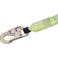 SA-64022-6 Shock Absorbing Lanyard, 6', Form Hook Center, Snap Hook Leg Ends, Polyester Moffatt Supply & Specialties