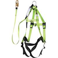 FBH-10000A6440-4 4' Class A Harness & Lanyard with 350 lbs. Capacity, Harness/Lanyard Combo Moffatt Supply & Specialties