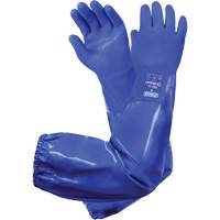 Integra 77-395 Triple-Dipped Chemical-Resistant Gloves, Size 8, 28" L, PVC, Cotton Inner Lining Moffatt Supply & Specialties