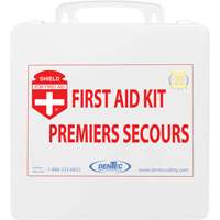 Trousse de premiers soins Shield, R&eacute;pond ou surpasse la norme CSA Z1220-24 type 2 environnements &agrave; faible risque, Moyen (26-50 travailleurs) Moffatt Supply & Specialties