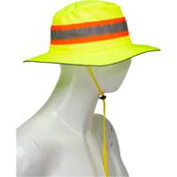 Chapeau de p&ecirc;cheur &agrave; refroidissement par &eacute;vaporation, Lime haute visibilit&eacute; Moffatt Supply & Specialties