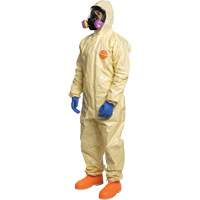 Tychem&reg; 6000 SFR Coverall, Size Small, Khaki Moffatt Supply & Specialties