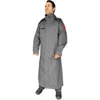 CoreMAX FR 52" Jacket with Attached Hood, Small, Grey Moffatt Supply & Specialties