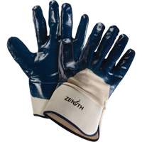 Heavyweight Safety Cuff Gloves, 11/2X-Large, Nitrile Coating, Cotton Shell Moffatt Supply & Specialties