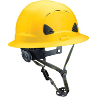 Fibre Metal Climbing Style Helmet with Full Brim, Meets CSA Type 2, Ratchet Suspension, Vented Moffatt Supply & Specialties