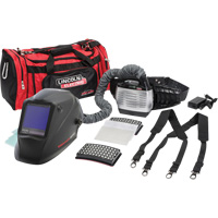VIKING 3350 XG Auto-Darkening PAPR with Extended Battery, Welding Helmet, Lithium-Ion Battery Moffatt Supply & Specialties