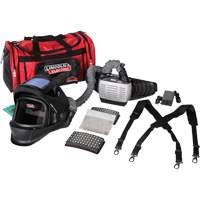 VIKING 3250D FGS&reg; Auto-Darkening PAPR with Extended Battery, Welding Helmet, Lithium-Ion Battery Moffatt Supply & Specialties