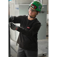 GRIDIRON Long Sleeve Pocket T-Shirt, Women's, X-Small, Blue Moffatt Supply & Specialties