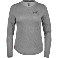 FREEFLEX Long-Sleeve Hybrid T-Shirt, Women's, X-Small, Grey Moffatt Supply & Specialties