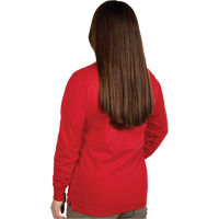 GRIDIRON Long Sleeve Logo T-Shirt, Women's, X-Small, Red Moffatt Supply & Specialties
