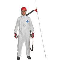 Harness-Compatible Disposable Coverall, Small, White, Tyvek&reg; 500 Moffatt Supply & Specialties