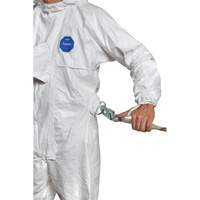 Harness-Compatible Disposable Coverall, Small, White, Tyvek&reg; 500 Moffatt Supply & Specialties