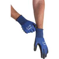 Eco-Friendly Stretch Cut-Resistant Gloves, Size 10, 18 Gauge, Polyurethane Coated, Stainless Steel/HPPE/RPET Shell, ASTM ANSI Level A5 Moffatt Supply & Specialties