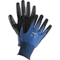 Lightweight High-Dexterity Cut-Resistant Gloves, Size 10, 18 Gauge, Foam Nitrile Coated, Stainless Steel/HPPE/Tungsten Shell, ASTM ANSI Level A9 Moffatt Supply & Specialties