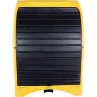 4-Drum Hard Cover Spill Pallet, 68.11" L x 61.61" W x 83.07" H, 1433 lbs. Load Capacity Moffatt Supply & Specialties