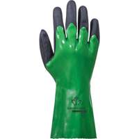 SolvStop Chemical-Resistant Gloves, Size 7, 12" L, PVC Moffatt Supply & Specialties