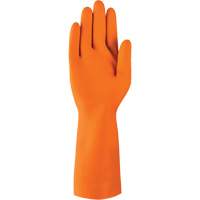 Gants robustes r&eacute;sistants aux produits chimiques AlphaTec 87-208, Taille 7, 12,8" lo, Latex de caoutchouc, Doublure en Coton/Ouat&eacute;e, 29,5 mils Moffatt Supply & Specialties