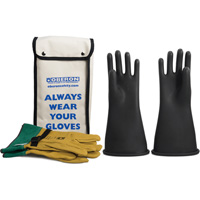 Class 2 Rubber Electrical Glove Kit, 9, 14" L, 37 cal/cm², NFPA 70E Moffatt Supply & Specialties