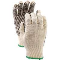 417 PVC Dotted String Knit Gloves, Poly/Cotton, Single Sided, Small Moffatt Supply & Specialties