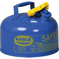 Safety Can for Kerosene, Type I, Galvanized Steel, 2 US gal., Blue, FM Approved/UL/ULC Listed Moffatt Supply & Specialties