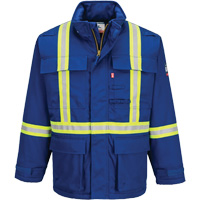 Bizflame&reg; 88/12 Insulated Winter Parka, Blue, Small Moffatt Supply & Specialties