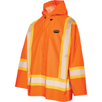 R804 Hurricane Rain Jacket, Small, High Visibility Orange Moffatt Supply & Specialties