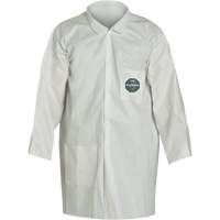 ProShield&reg; 50 Lab Coat, Microporous, White, Small Moffatt Supply & Specialties