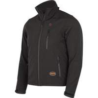Heated Soft-Shell Jacket, Men's, Small, Black Moffatt Supply & Specialties