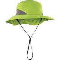 Chapeau de garde forestier 8934 Chill-Its avec prot&egrave;ge-nuque, petit/moyen, Lime haute visibilit&eacute; Moffatt Supply & Specialties
