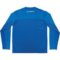 Chill-Its 6689 Cooling Long Sleeve Sun Shirt with UV Protection, Blue, Small Moffatt Supply & Specialties
