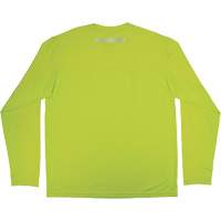 Chill-Its 6689 Cooling Long Sleeve Sun Shirt with UV Protection, High-Visibility Lime-Yellow, Small Moffatt Supply & Specialties