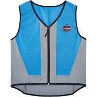 Chill-Its 6667 Wet Evaporative Cooling Vest with Zipper Closure, Medium, Blue Moffatt Supply & Specialties