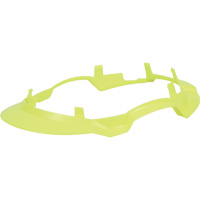 Bordure &eacute;troite compl&egrave;te &agrave; agrafe pour casque d'alpiniste RZRBack, jaune haute visibilit&eacute; Moffatt Supply & Specialties