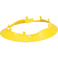 Wide Clip-On Full Brim for RZRBack Climbing Helmet, Yellow Moffatt Supply & Specialties