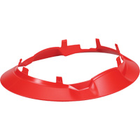 Wide Clip-On Full Brim for RZRBack Climbing Helmet, Red Moffatt Supply & Specialties