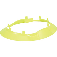 Wide Clip-On Full Brim for RZRBack Climbing Helmet, High Visibility Yellow Moffatt Supply & Specialties
