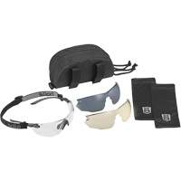 Combat Safety Glasses Kit, Clear/Smoke/Copper Lens, Anti-Fog/Anti-Scratch, ANSI Z87+ Moffatt Supply & Specialties
