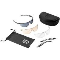 Gunfire 2.0 Ballistic Protection Safety Glasses Kit, Clear/Smoke/Copper Lens, Anti-Fog/Anti-Scratch, ANSI Z87+ Moffatt Supply & Specialties