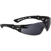 Lunettes de s&eacute;curit&eacute; Rush + Petit BSSI, Lentille Fum&eacute;e/Gris, Antibu&eacute;e/Anti-&eacute;gratignures, ANSI Z87+ Moffatt Supply & Specialties