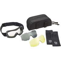 X1000 Ballistic Protection Goggles Kit, Amber/Clear Lens, Anti-Fog/Anti-Scratch, Direct Vent Moffatt Supply & Specialties