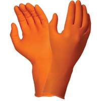 Gants jetables TOUCHNTUFF 93-800, 6,5/7, Latex/N&eacute;opr&egrave;ne/Nitrile, 23,6-mils, Sans poudre, Orange Moffatt Supply & Specialties
