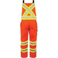High-Visibility Unlined Overalls, X-Small, High Visibility Orange Moffatt Supply & Specialties