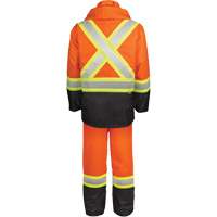 High-Visibility 150-Deniers Rain Suit, Polyester, Small, High Visibility Orange Moffatt Supply & Specialties