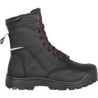 Women's Work Boots with Internal Flexible Metguard, Leather, Steel Toe, Size 5, Impermeable Moffatt Supply & Specialties